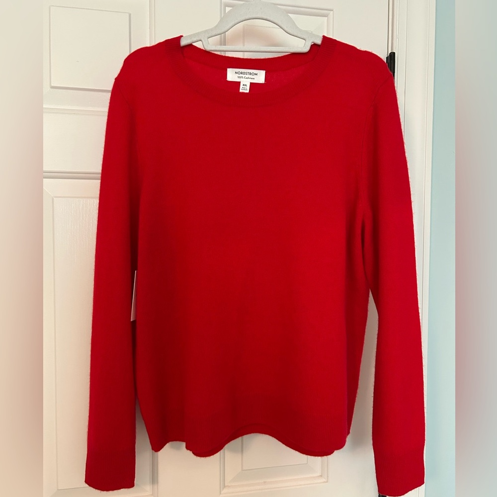 Red Cashmere Sweater - NWT